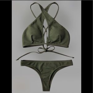 Keyhole Wrap Bikini Set